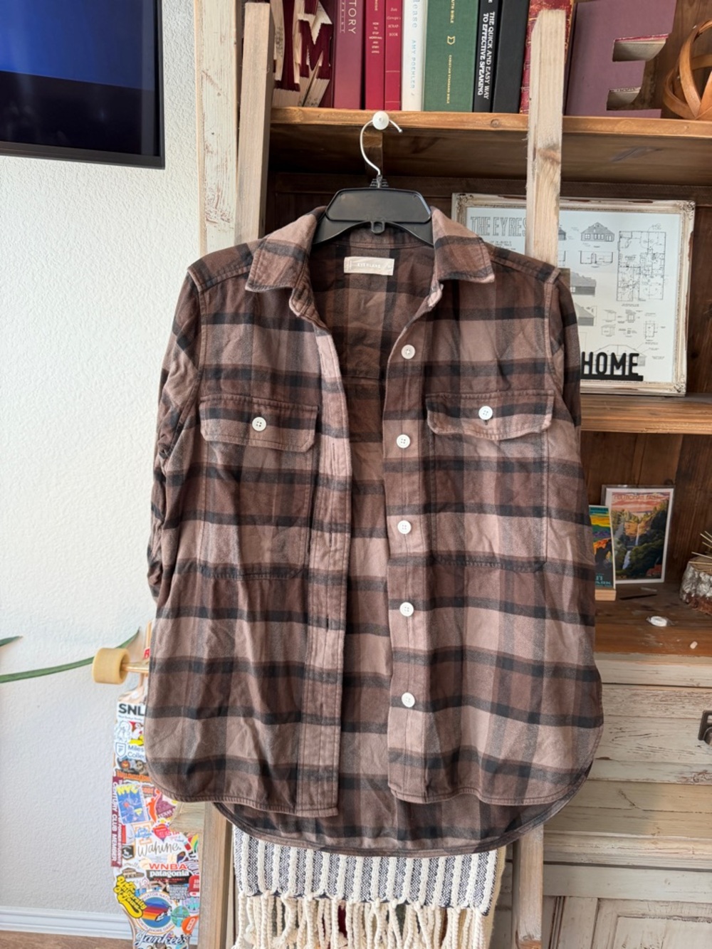 Everlane women’s thick flannel shirt size XS